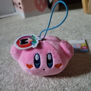 Kirby Small Heart Cheeks Keychain Plush